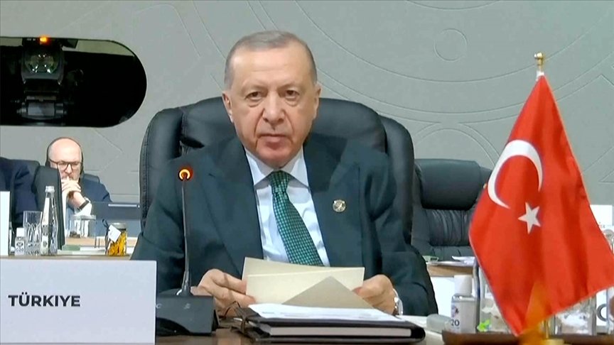 Cumhurbaşkanı Erdoğan: İsrail’in Gazze’deki yıkımı Filistin’in kalkınmasını 70 yıl geriye itti