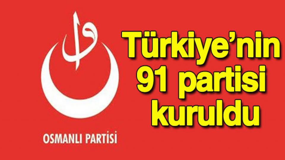 Türkiye'nin 91. Partisi Osmanlı Partisi Kuruldu!