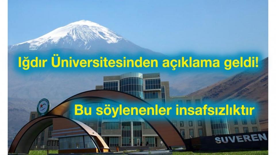 Serhatın Sesi / Serhat Diyarından Haberler / Iğdır Üniversitesinden Matem Orucu Açıklaması