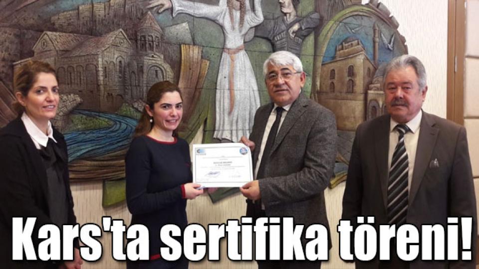 Serhatın Sesi / Serhat Diyarından Haberler / Kars'ta sertifika töreni!