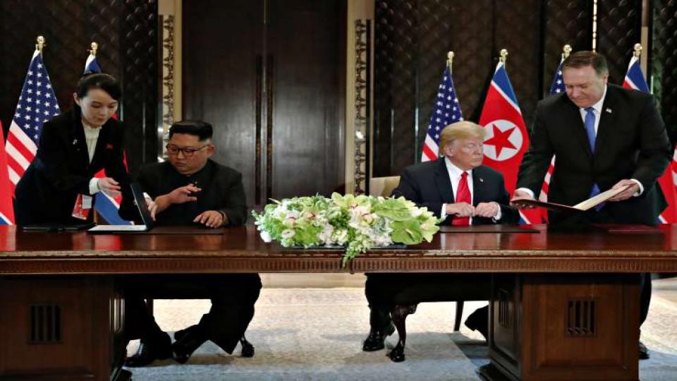 Serhatın Sesi / Serhat Diyarından Haberler / Kuzey Kore’yle anlaşmayı imzalayan Trump: Kim’le aramızda özel bağ kuruldu