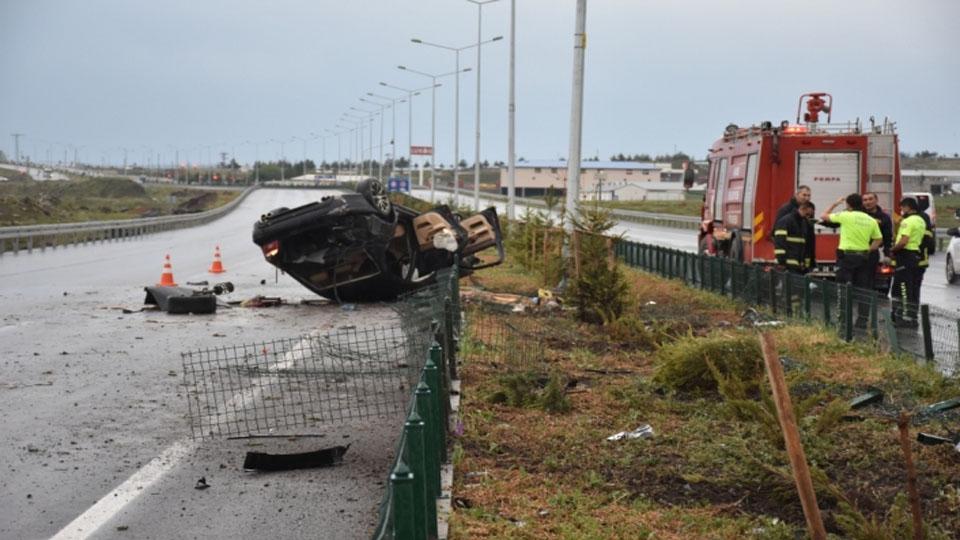 Kars- Ardahan yolu Ani Ören Yeri kavşağında trafik kazası: 1 ölü