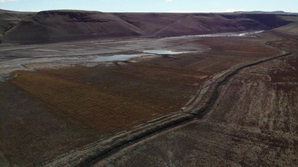 Kars Barajı’nı kuraklık vurdu