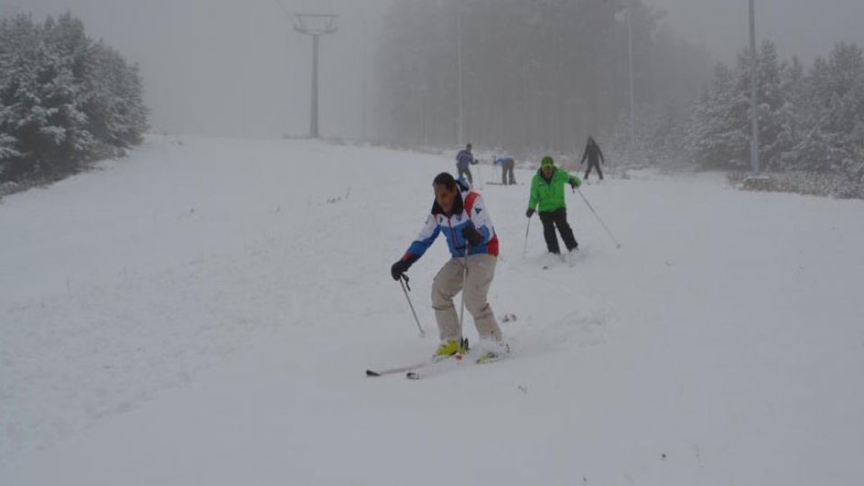 Sarıkamış’ta kayak sezonu erken açıldı
